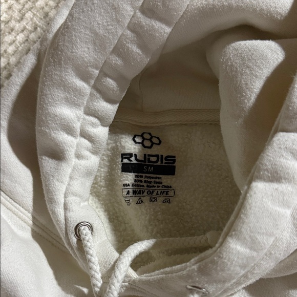 Men's White Wrestling Hoodie - Picture 2 of 5